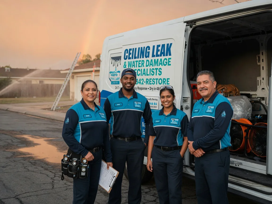 Ceiling Leak Cleanup company in Isle Saint George, OH