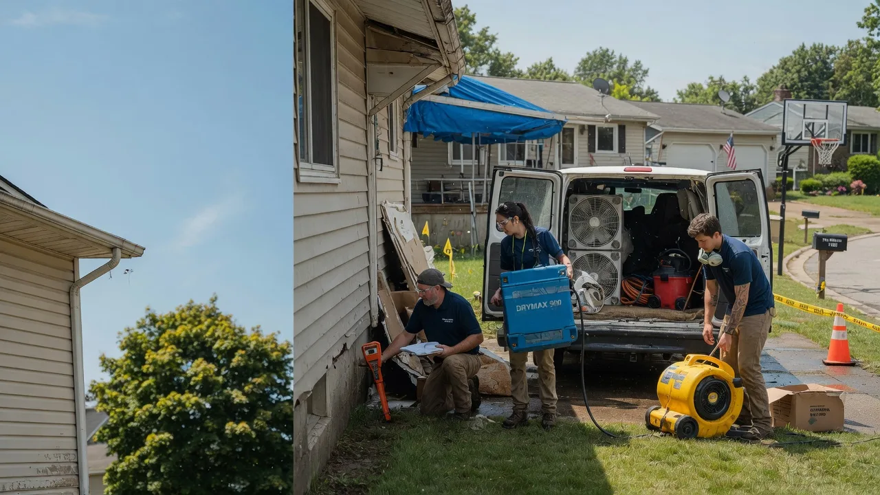 Ceiling Leak Cleanup in Isle Saint George, OH near me